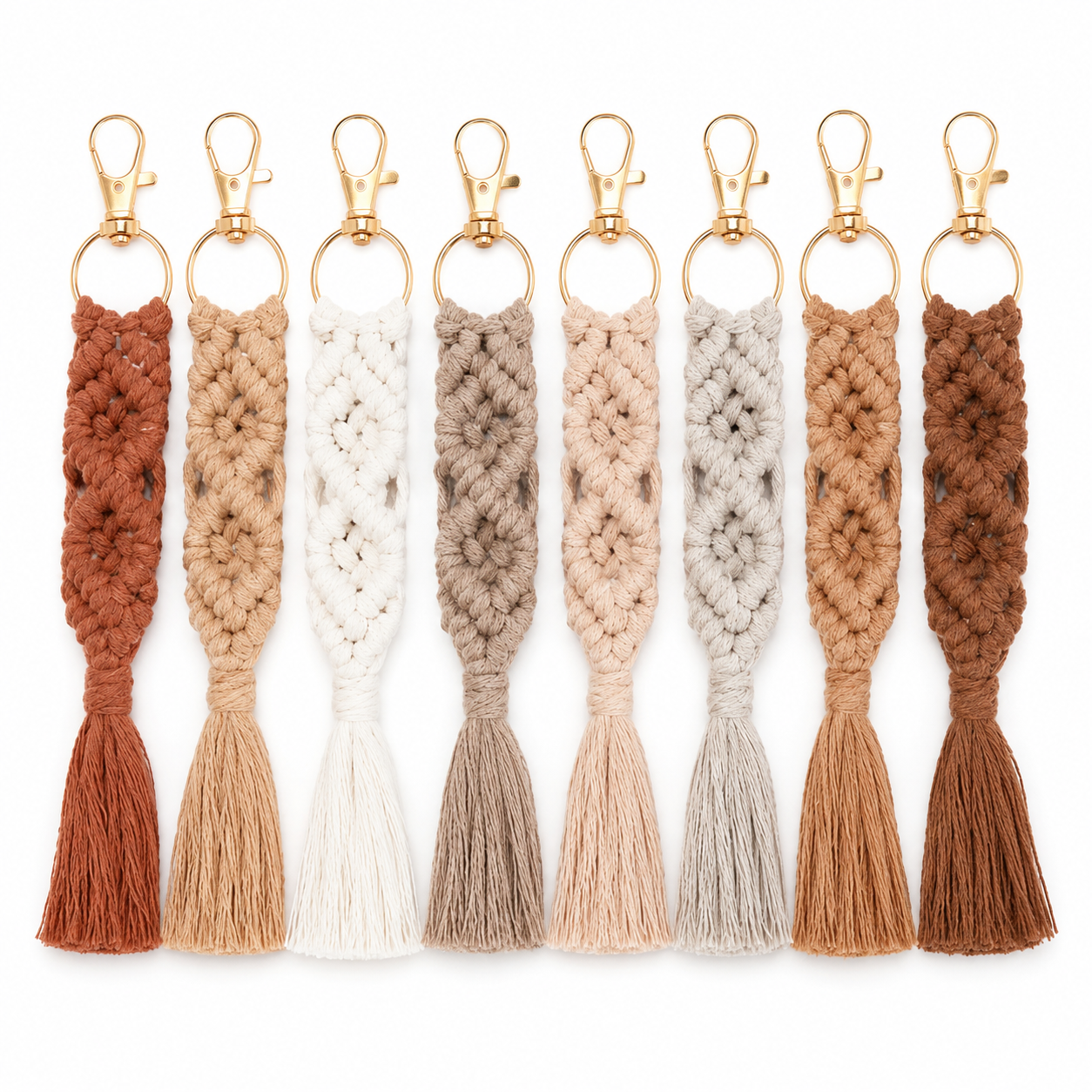 Porta-chaves em Macramé Personalizado