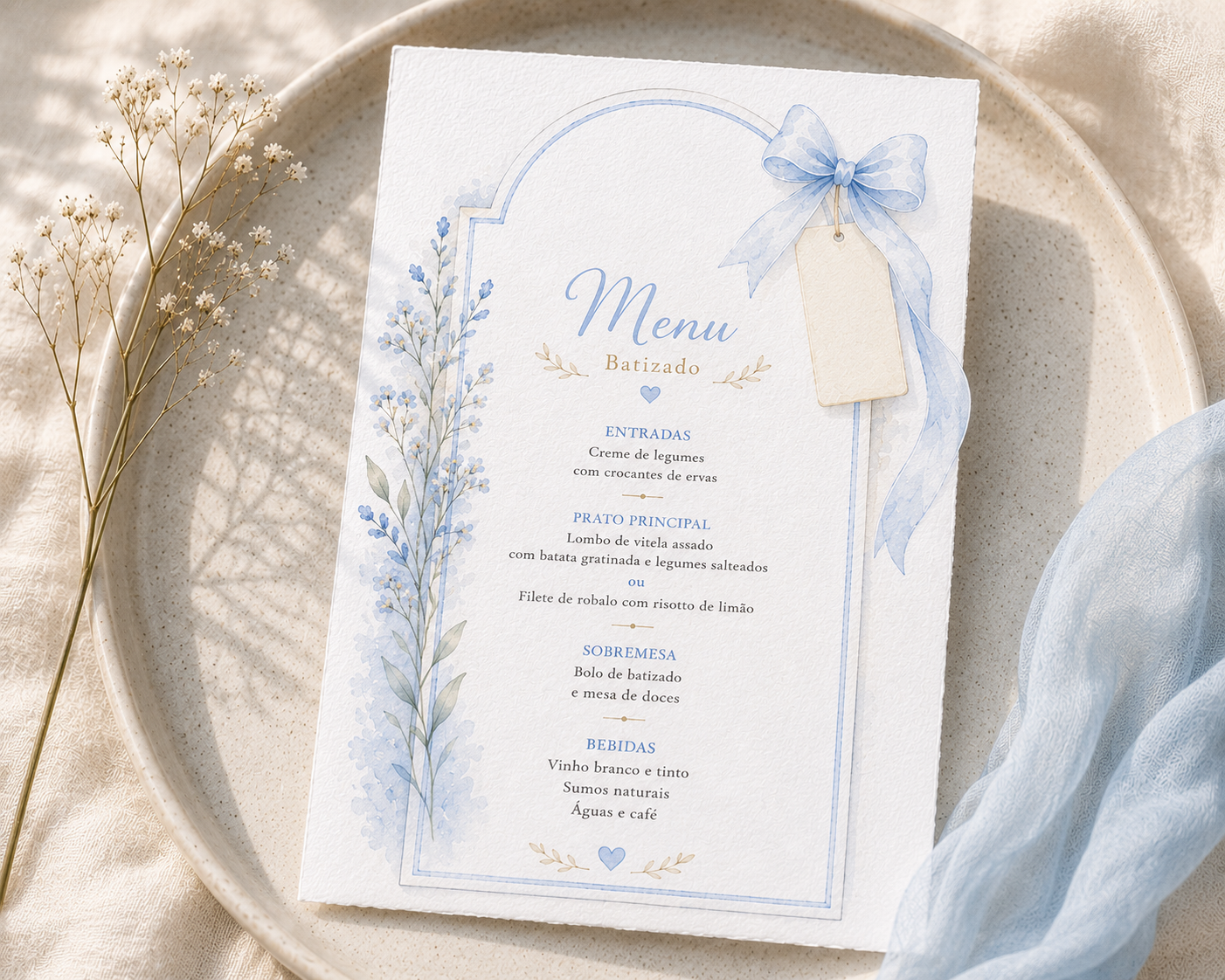 Menus Batizado