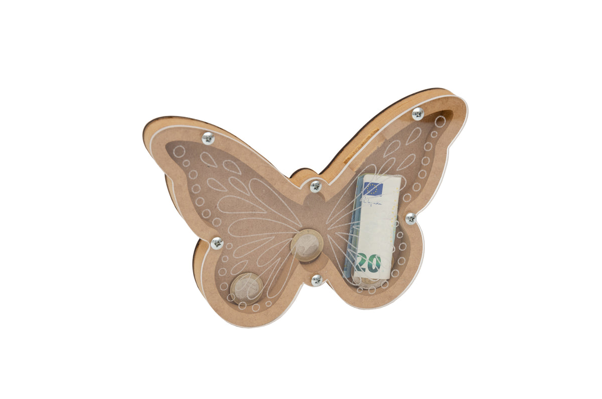 Quadro Mealheiro Borboleta