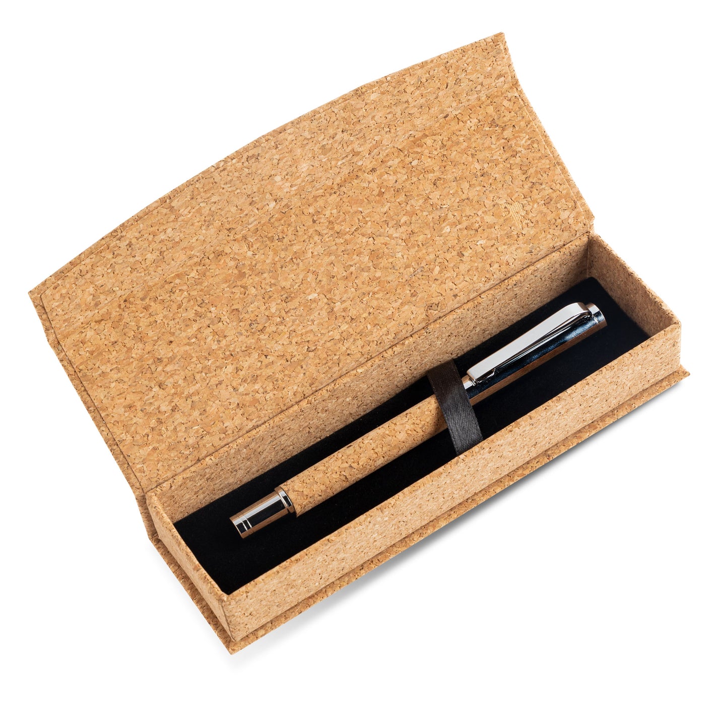 Caneta cortiça com caixa
