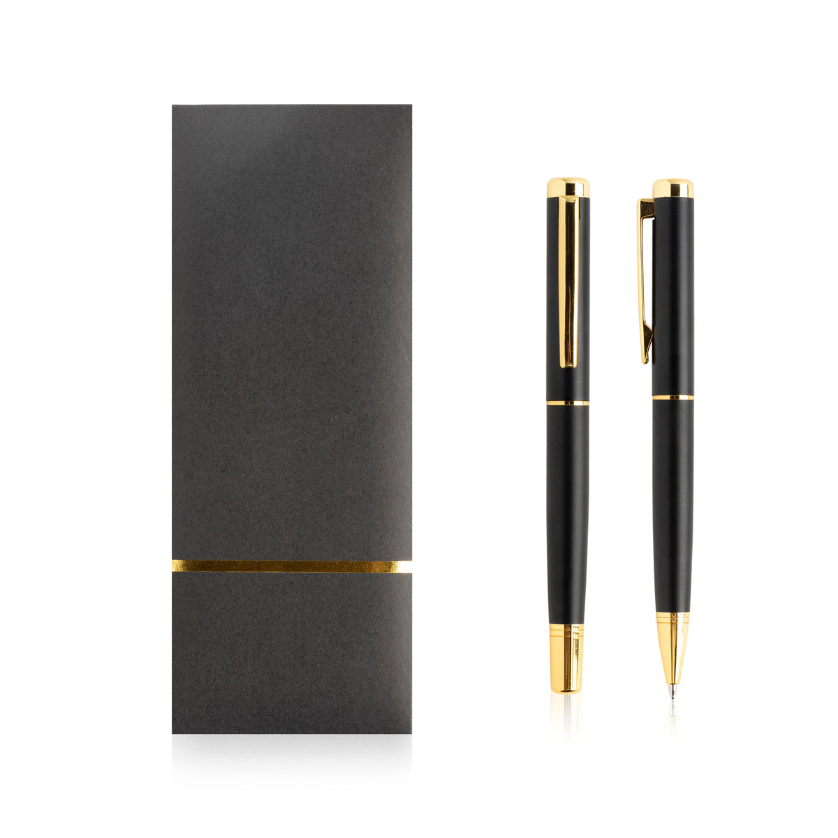 Conjunto Esferográficas Ouro