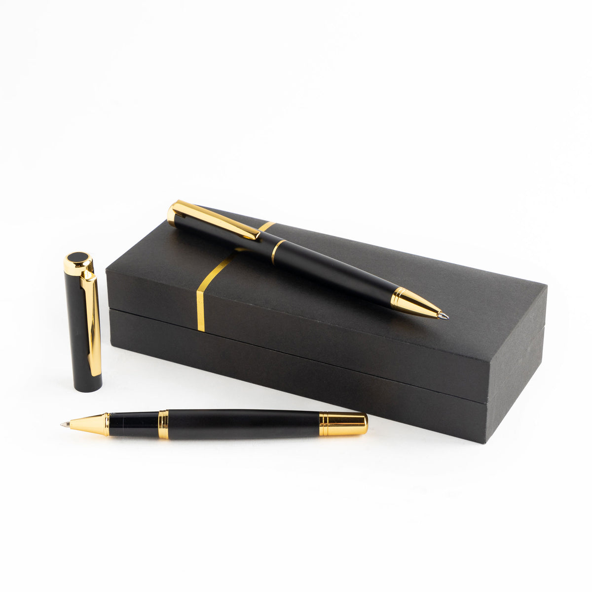Conjunto Esferográficas Ouro