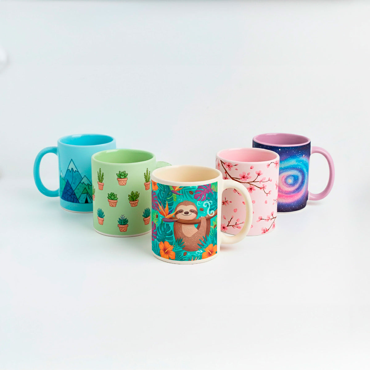 Caneca Sublimação Mate colorida