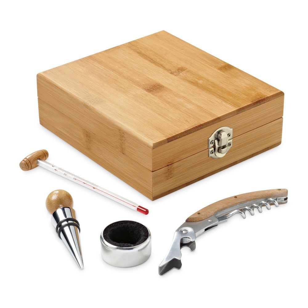 Cabernet Conjunto para vinho em bambu
