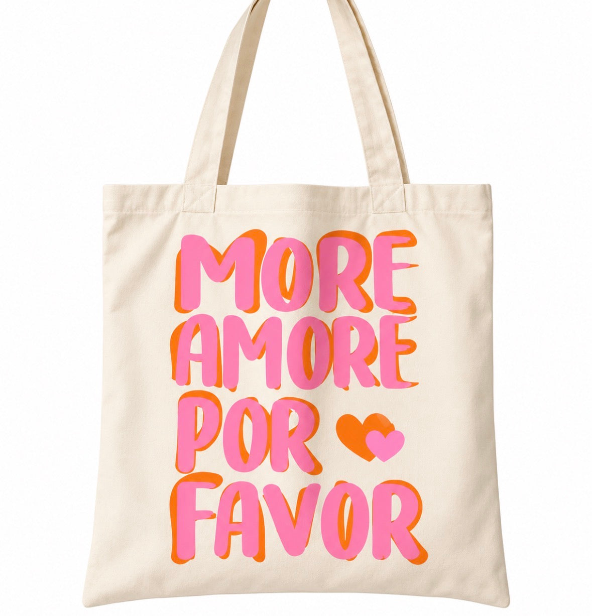 Tote bag more amore por favor