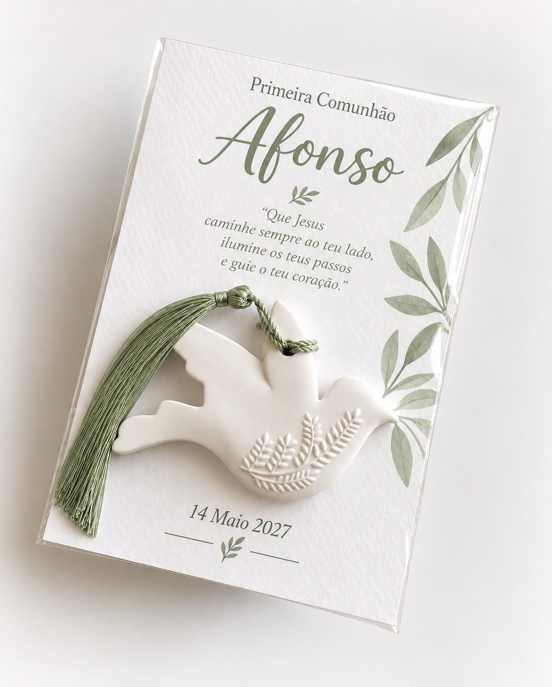 Pomba Gesso Perfumado