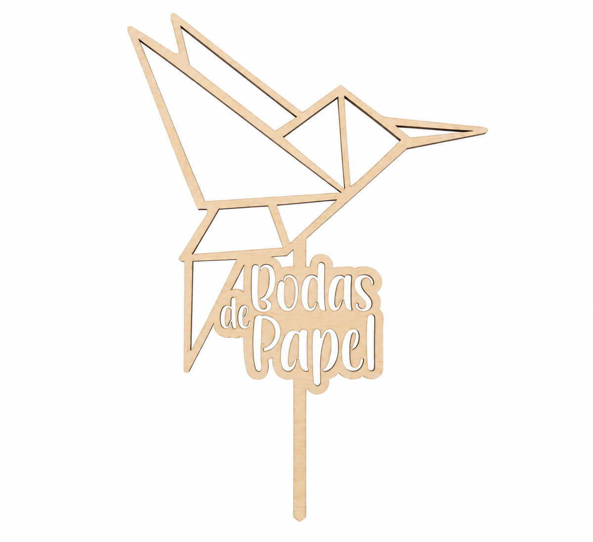 Topo Bolo Bodas Papel