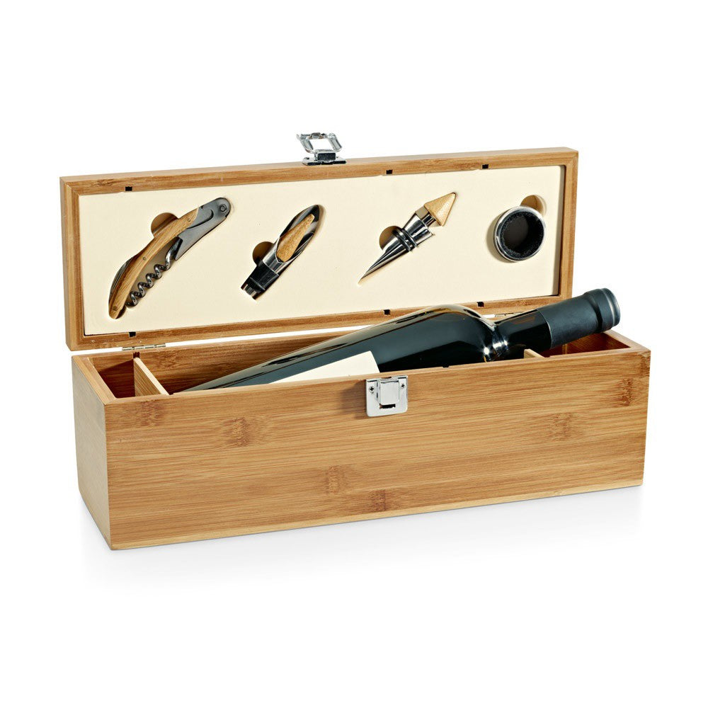 Syrah Conjunto para vinho em bambu