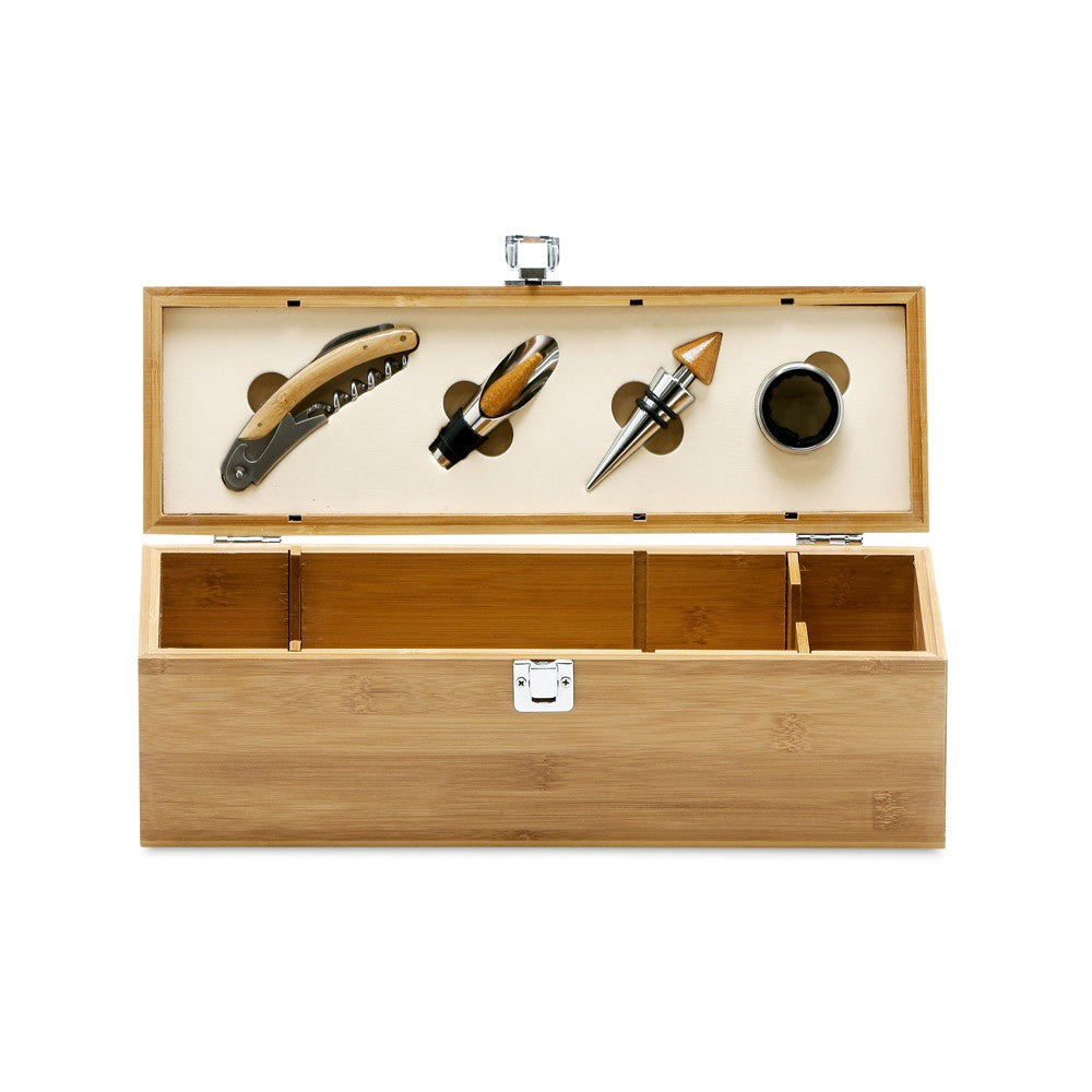 Syrah Conjunto para vinho em bambu