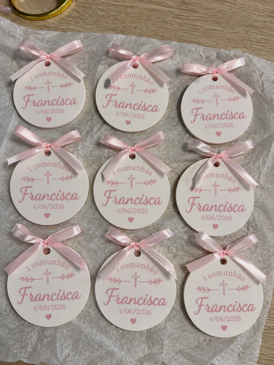 Lembrança Gesso perfumado Circulo