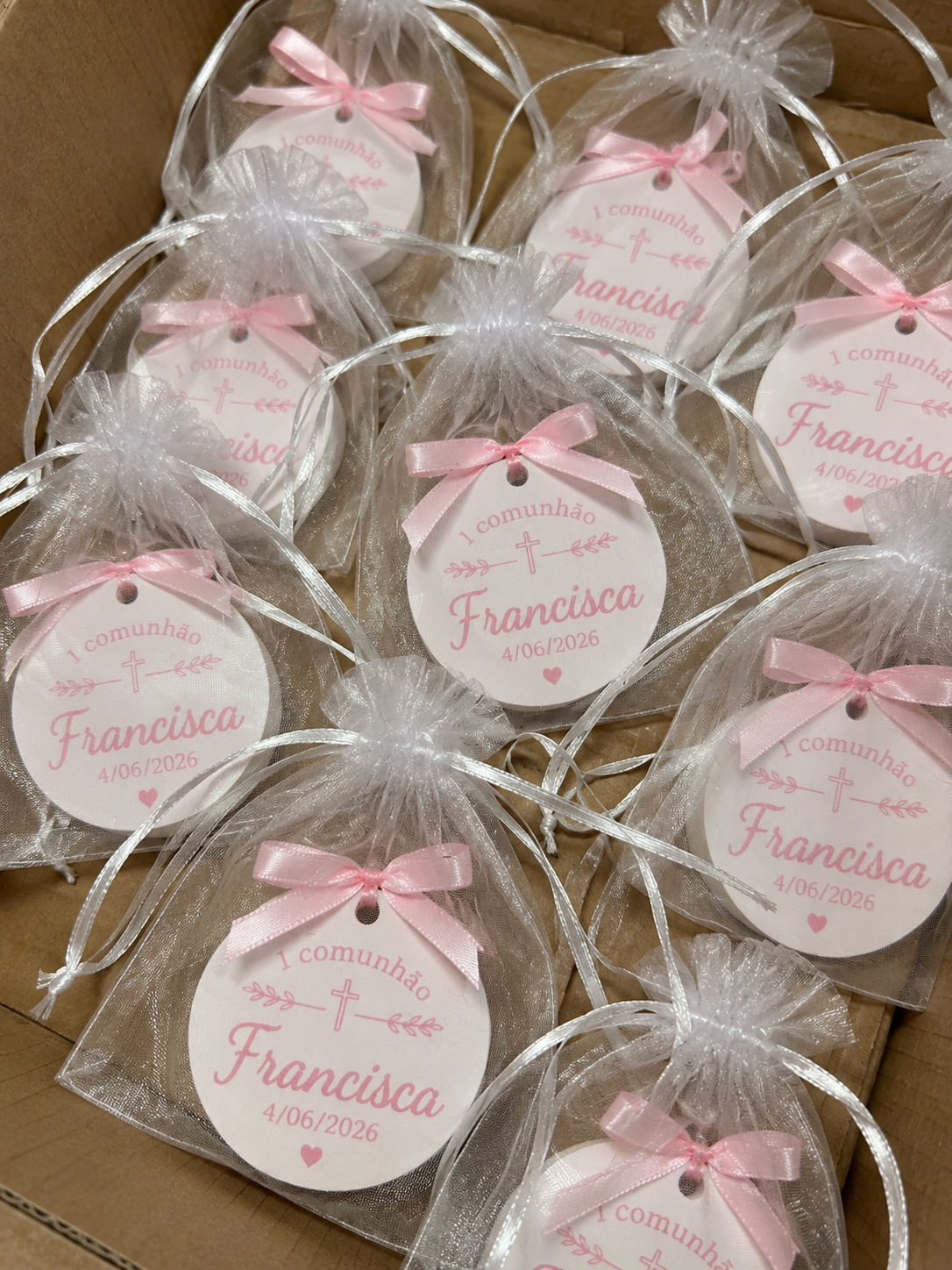 Lembrança Gesso perfumado Circulo