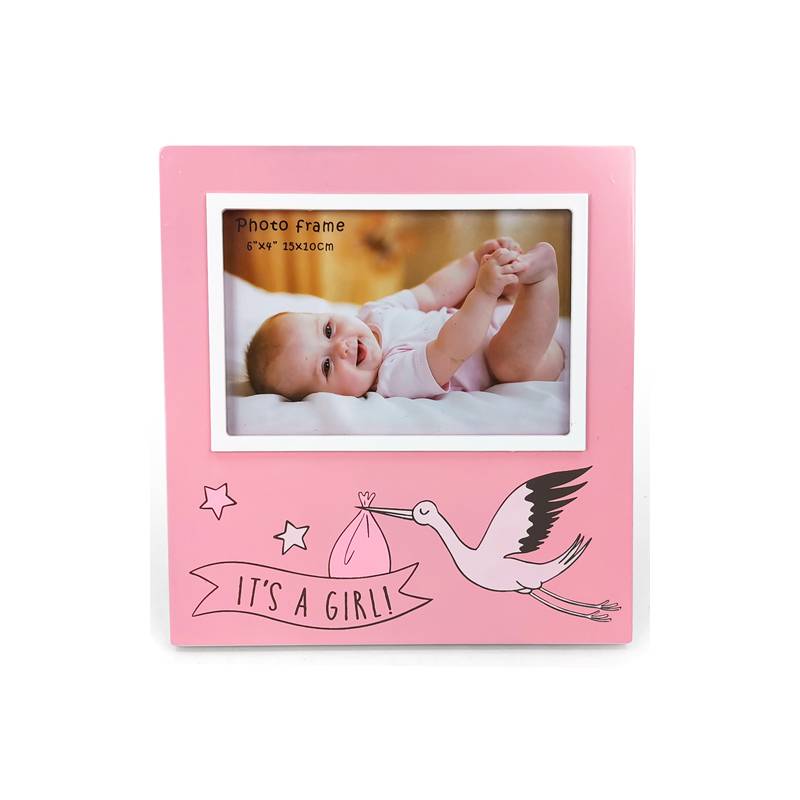 Moldura cegonha IT'S A BOY/IT'S A GIRL