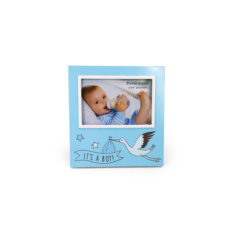 Moldura cegonha IT'S A BOY/IT'S A GIRL